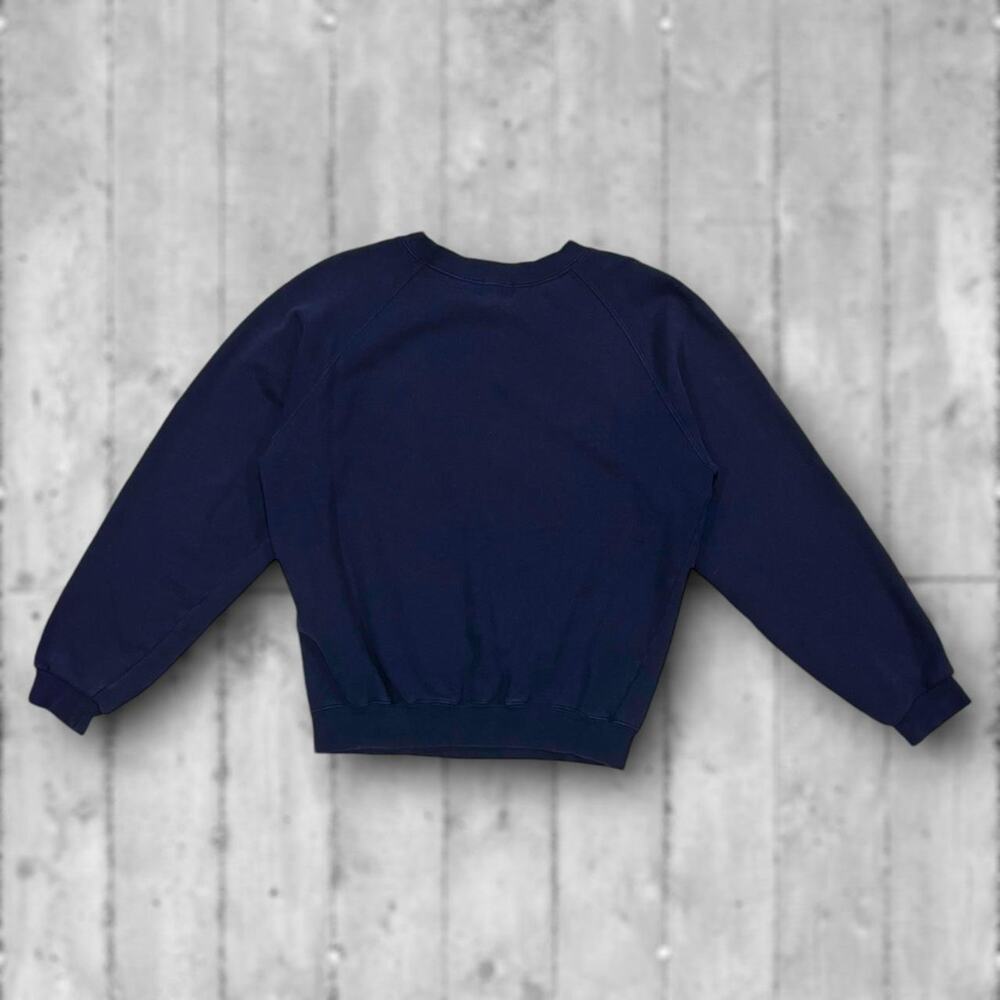 ★ Vintage Girl Scout Outdoor Training Navy Blue 80’s Crewneck Sweatshirt ★ - Picture 3 of 6